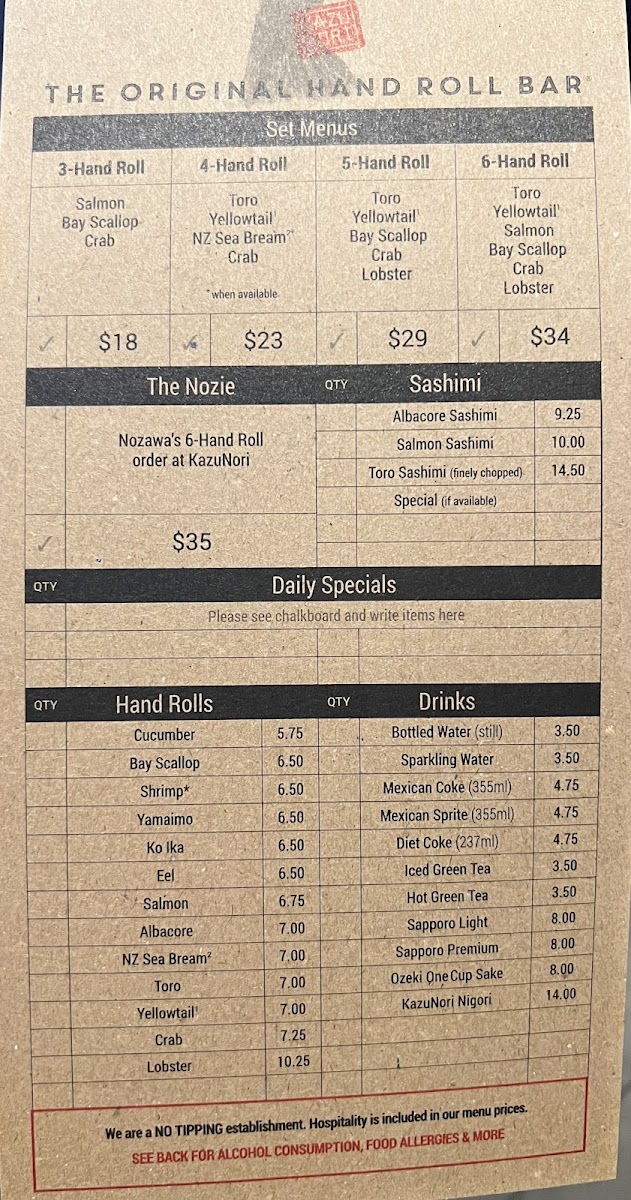 KazuNori: The Original Hand Roll Bar - 5