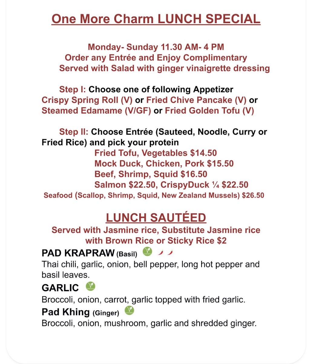 One More Charm Thai Restaurant - 2