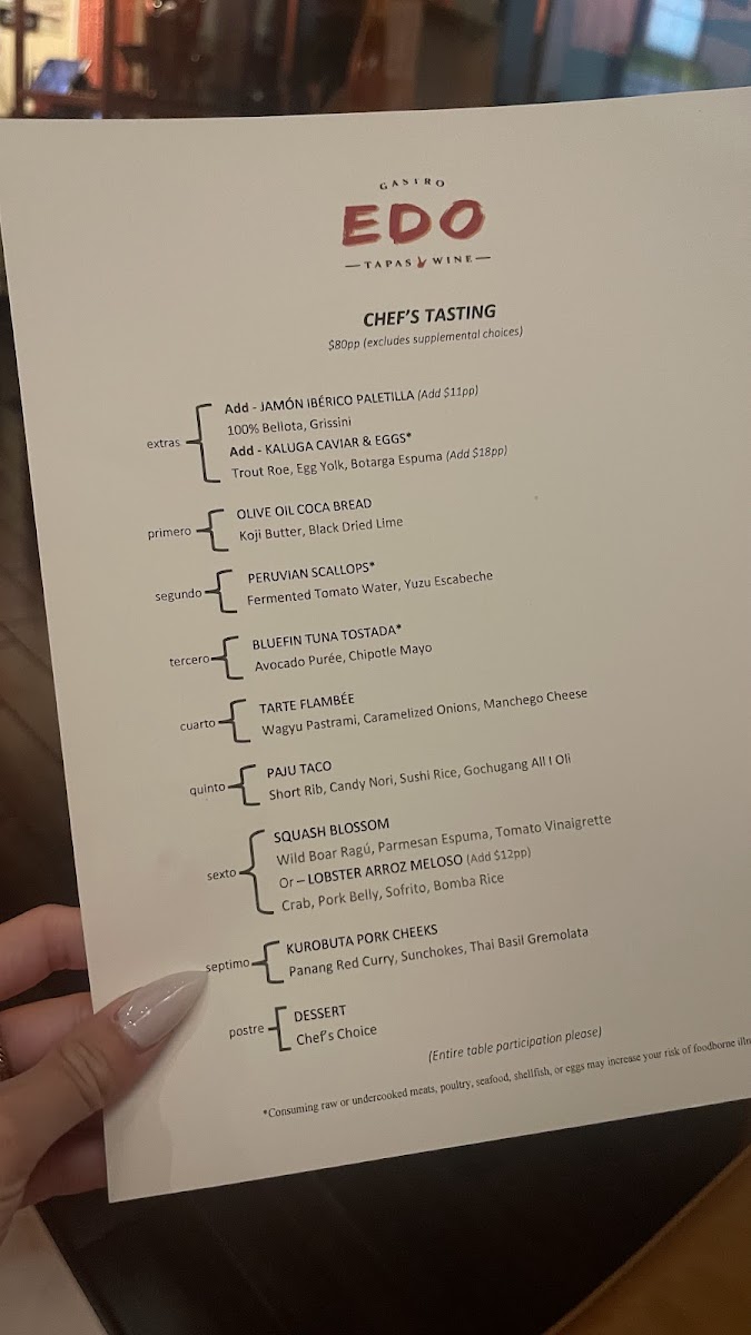 Edo Gastro Tapas & Wine - 6