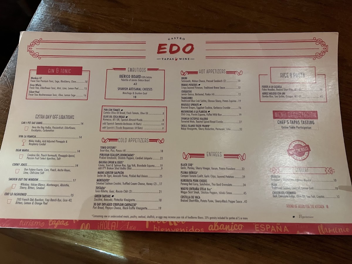 Edo Gastro Tapas & Wine - 7