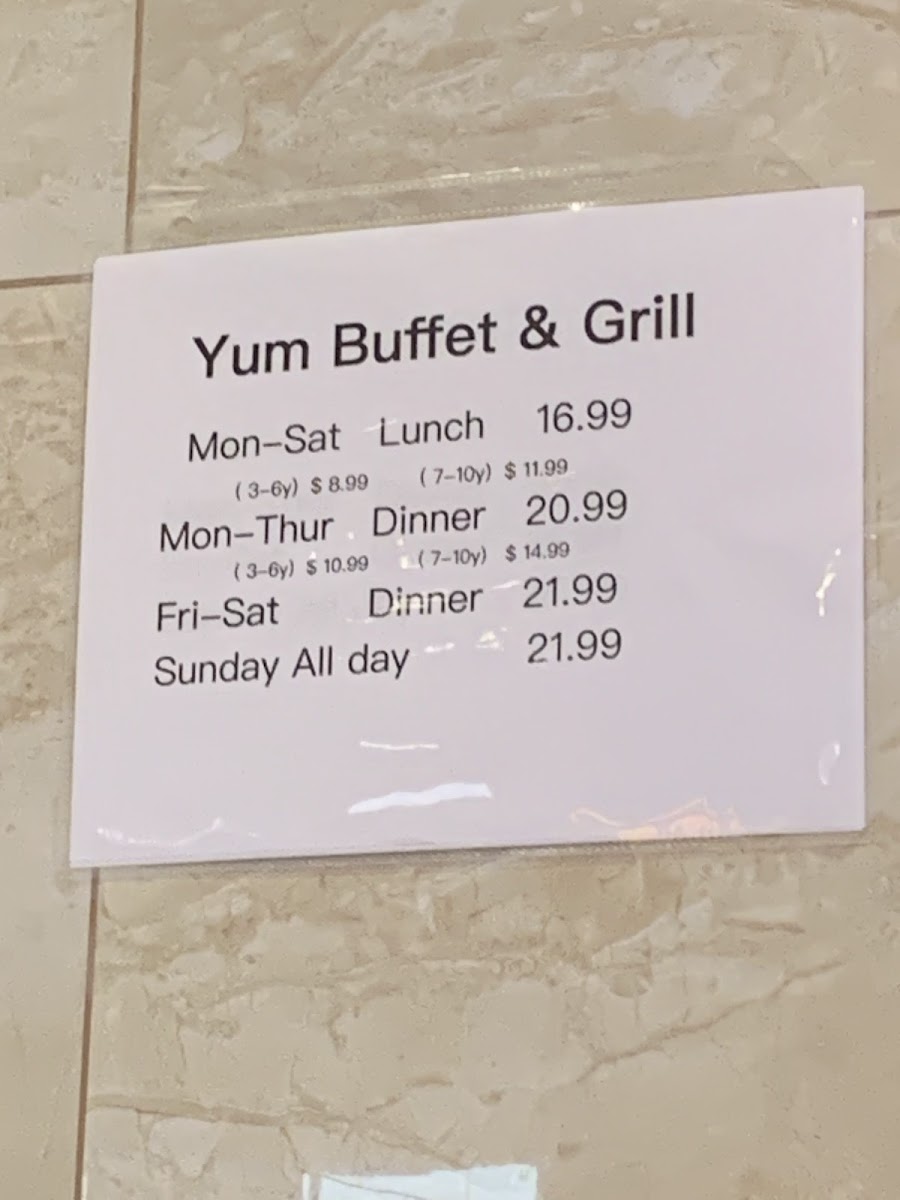 Yum Buffet & Grill - 1