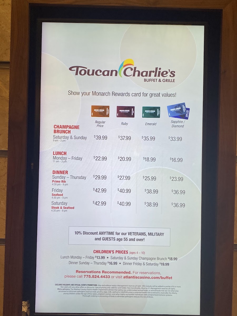 Toucan Charlie's Buffet & Grille - 6