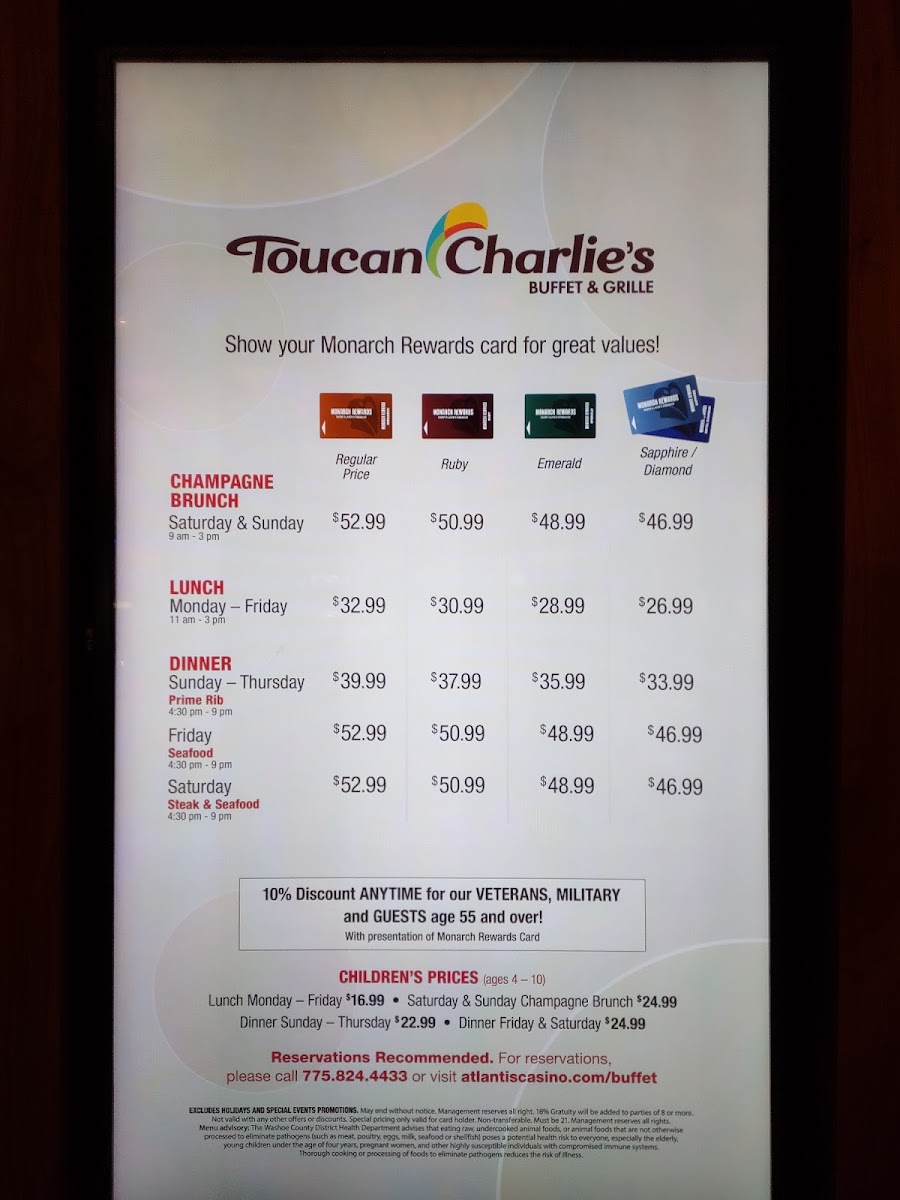 Toucan Charlie's Buffet & Grille - 7