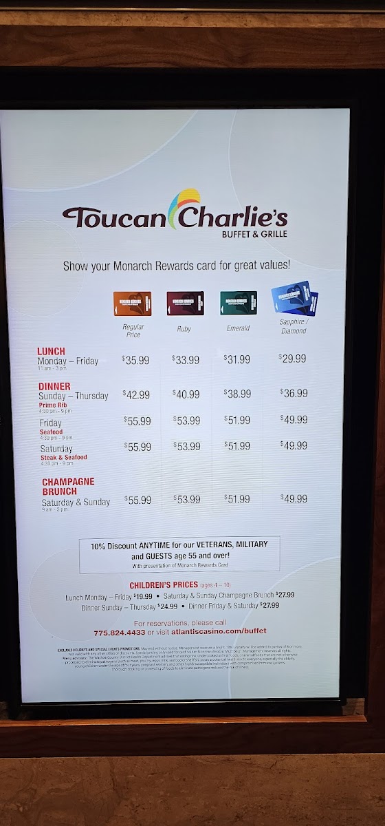 Toucan Charlie's Buffet & Grille - 8