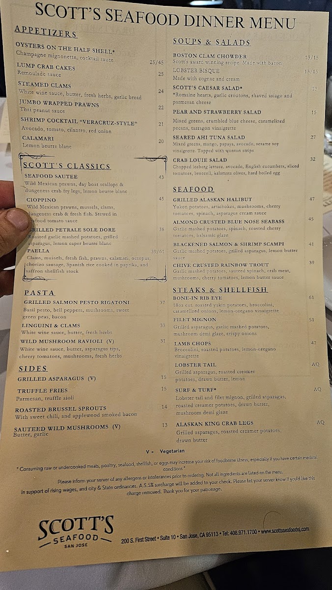 Scott's Seafood San Jose | Restaurant & Events - 1