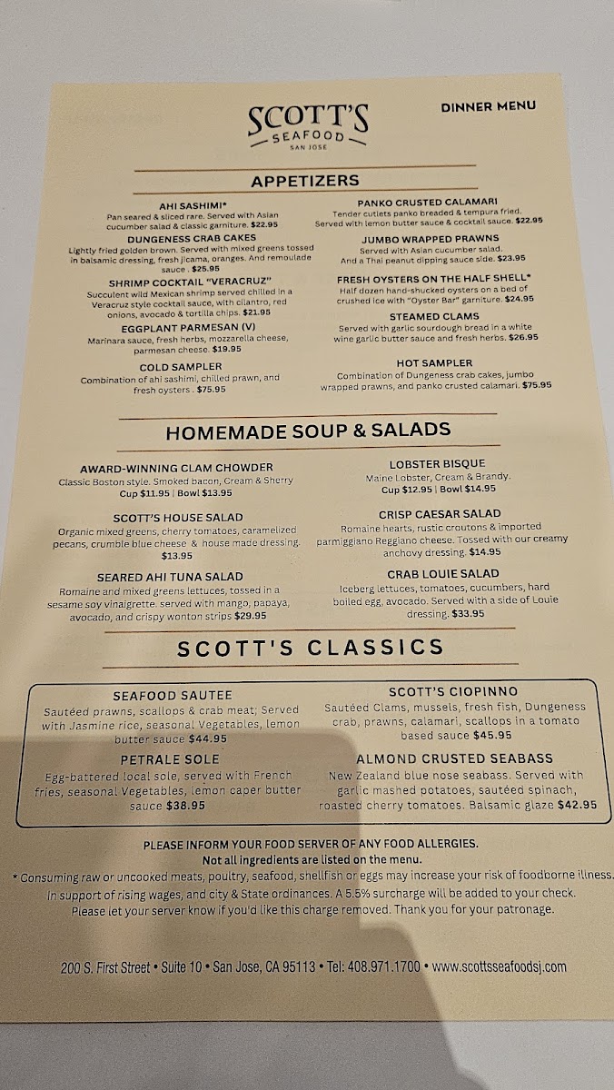 Scott's Seafood San Jose | Restaurant & Events - 4