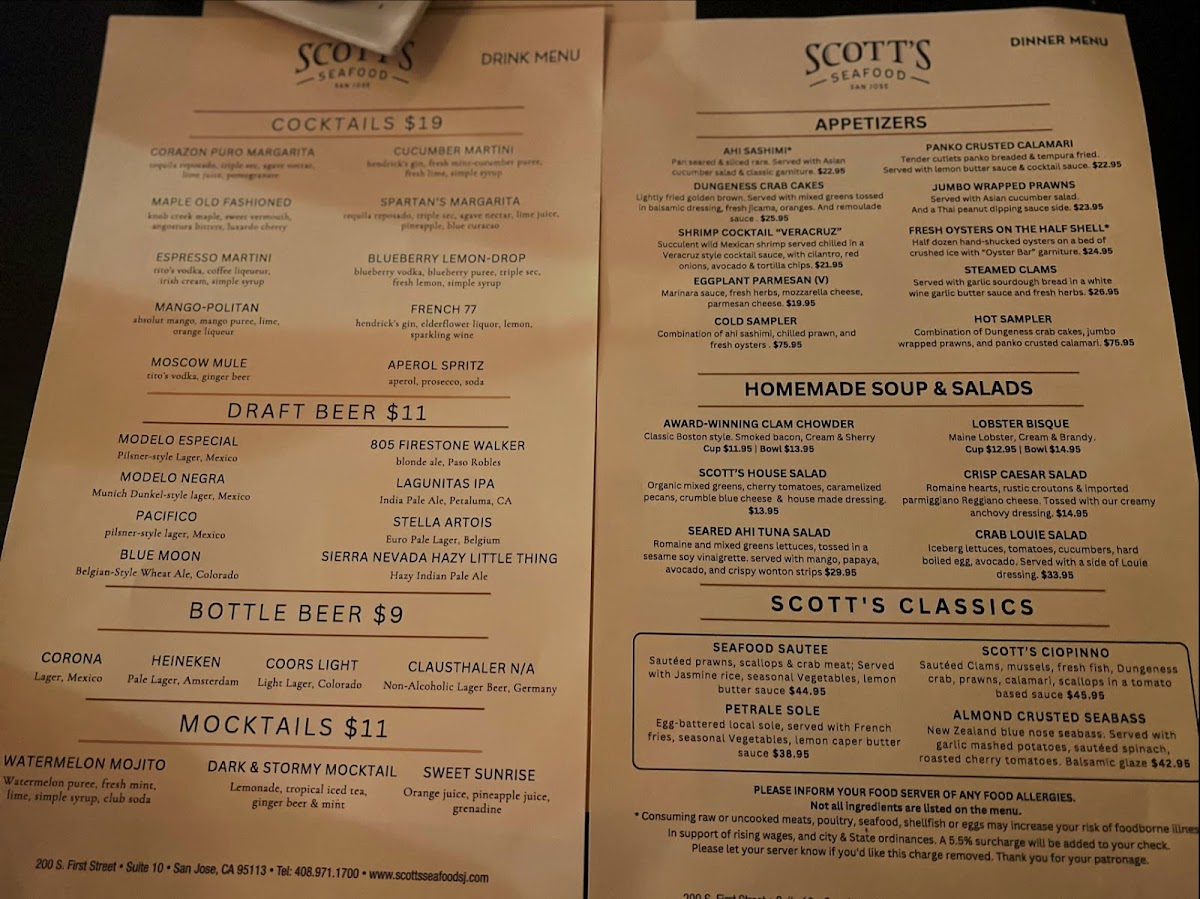 Scott's Seafood San Jose | Restaurant & Events - 6