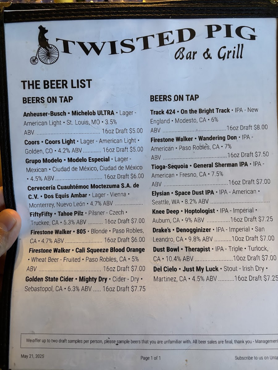 The Twisted Pig Bar and Grill - 10