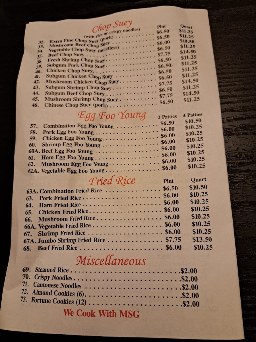 Ming Toy Chop Suey - 3