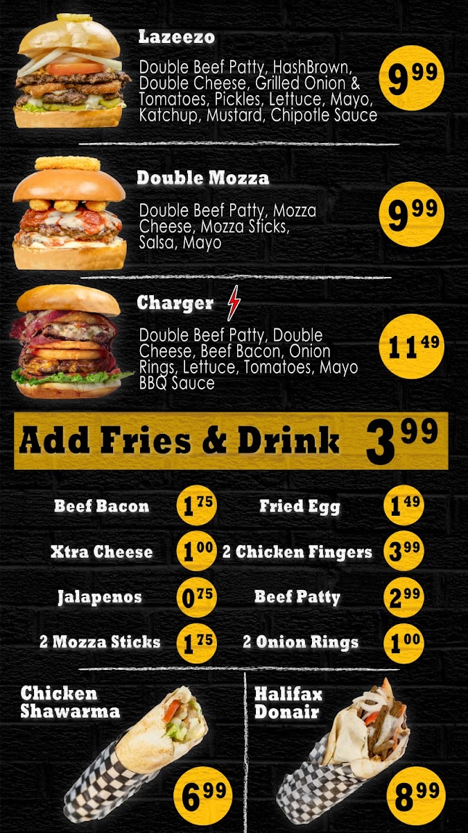 Charger Gourmet Burger & Poutine ( HALAL ) - 9