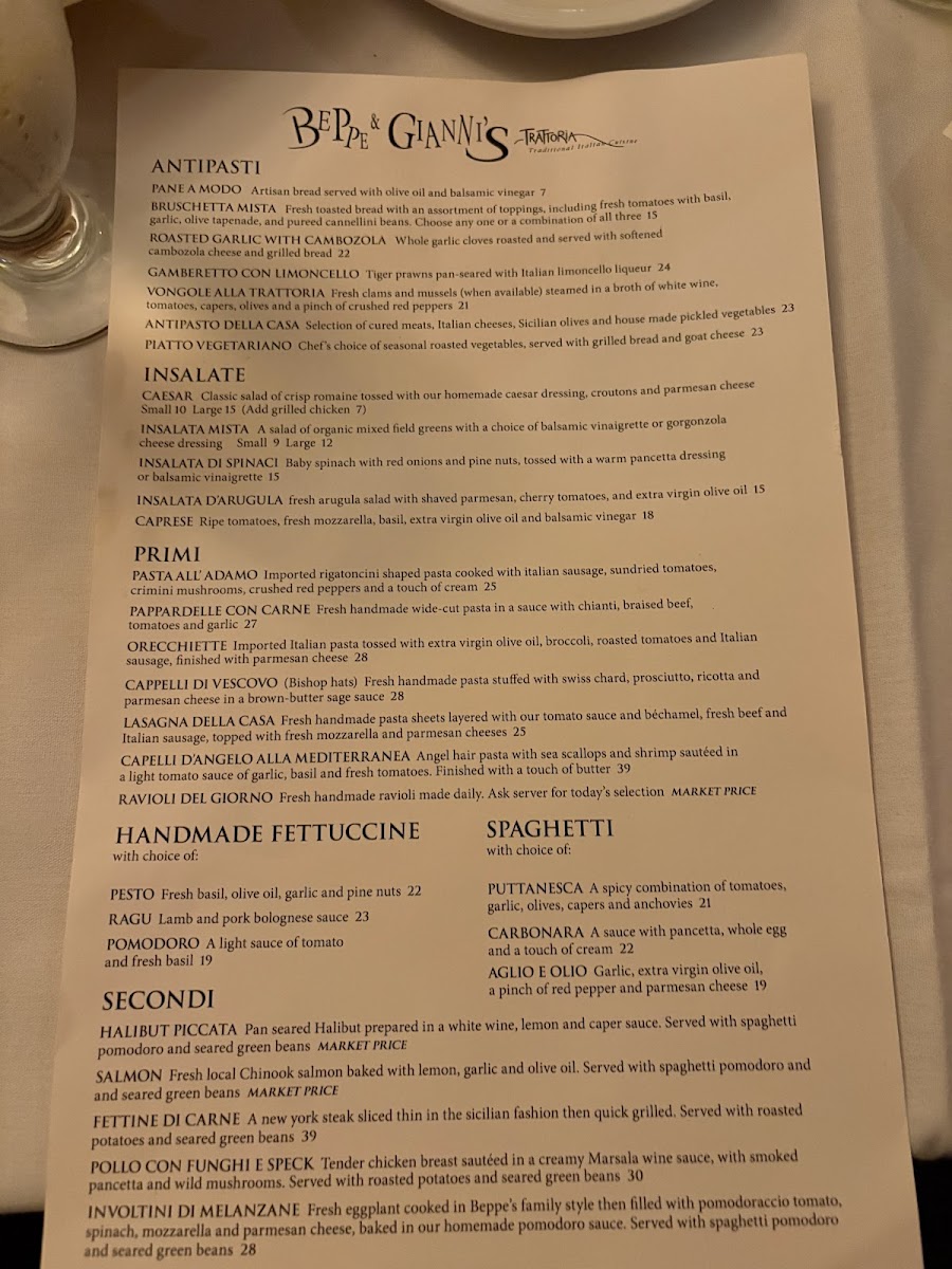 Beppe & Gianni's Trattoria - 1