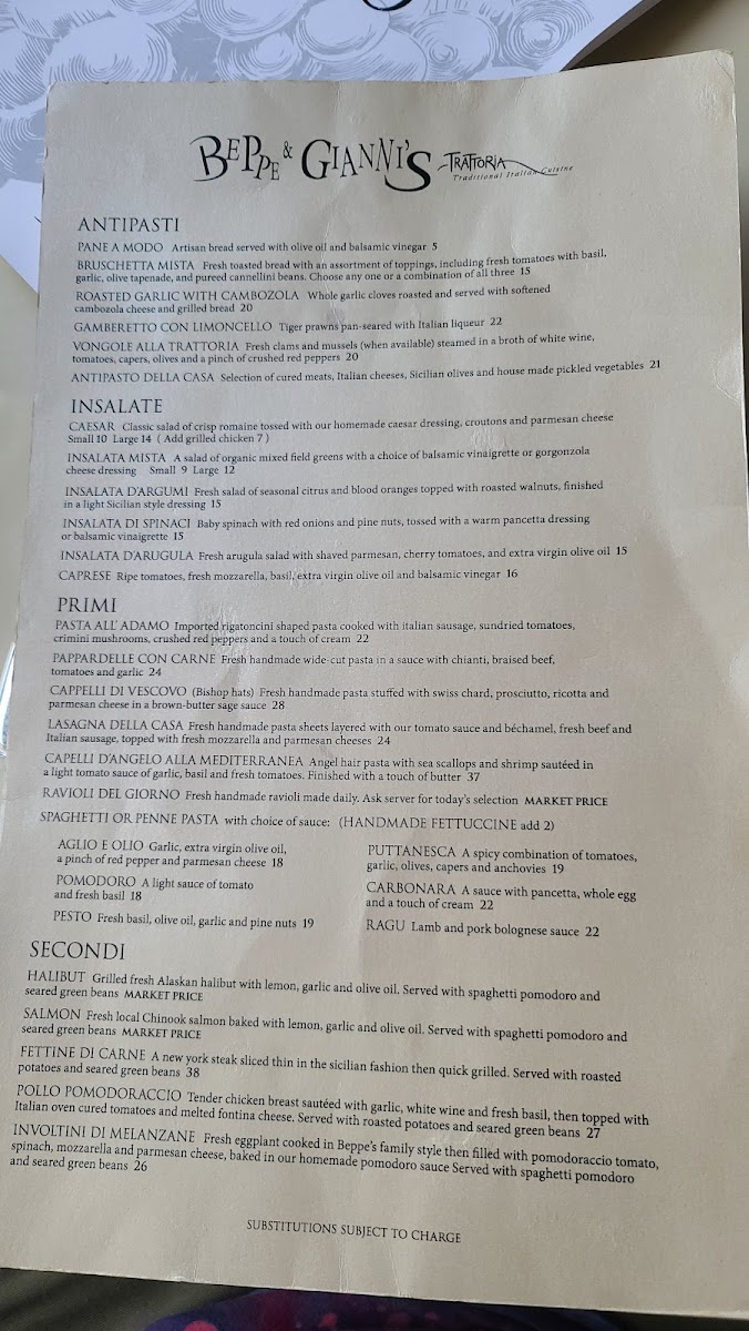 Beppe & Gianni's Trattoria - 6