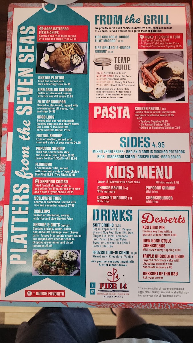 Pier 14 Seafood Restaurant, Gift Shop, and Fishing Pier - 6