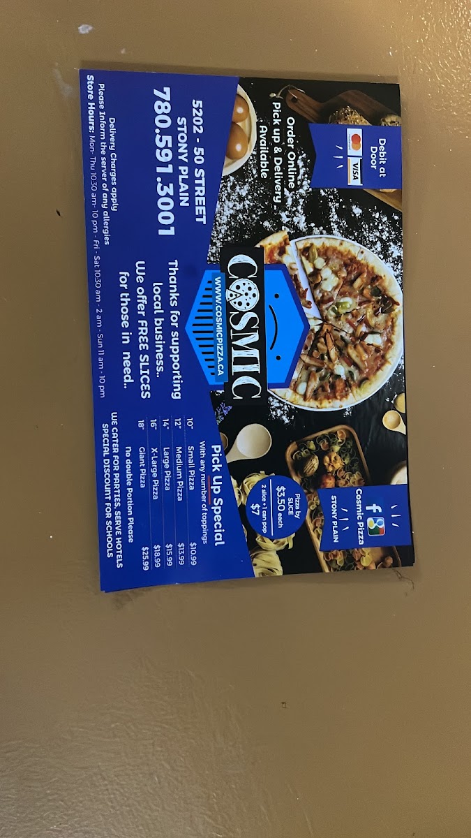Cosmic Pizza - Town of Stony Plain - 1