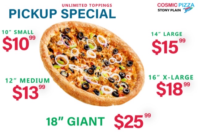 Cosmic Pizza - Town of Stony Plain - 2