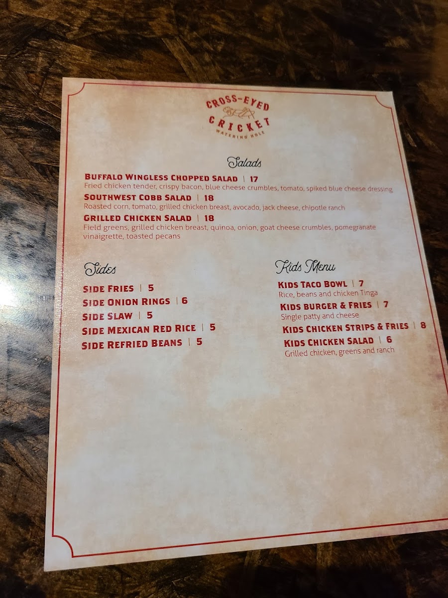 The Cross-Eyed Cricket Watering Hole - 10