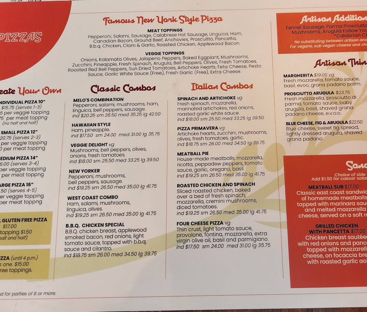 Melo's Pizza & Pasta - 2