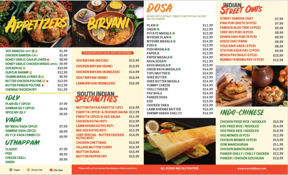 My Roti Place/My Dosa Place - 1