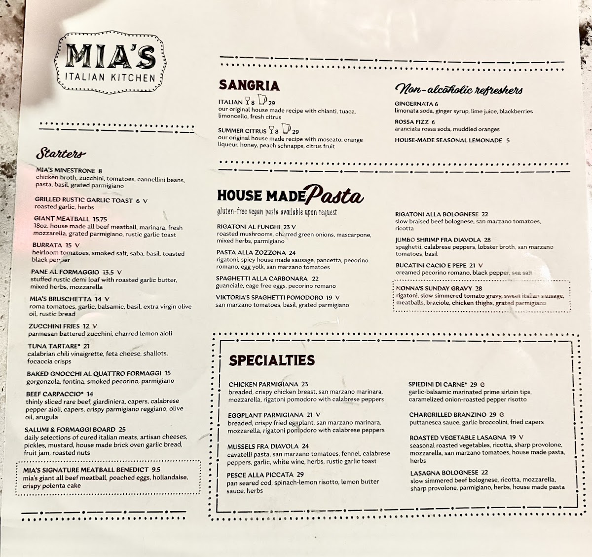 Mia's Italian Kitchen - 1