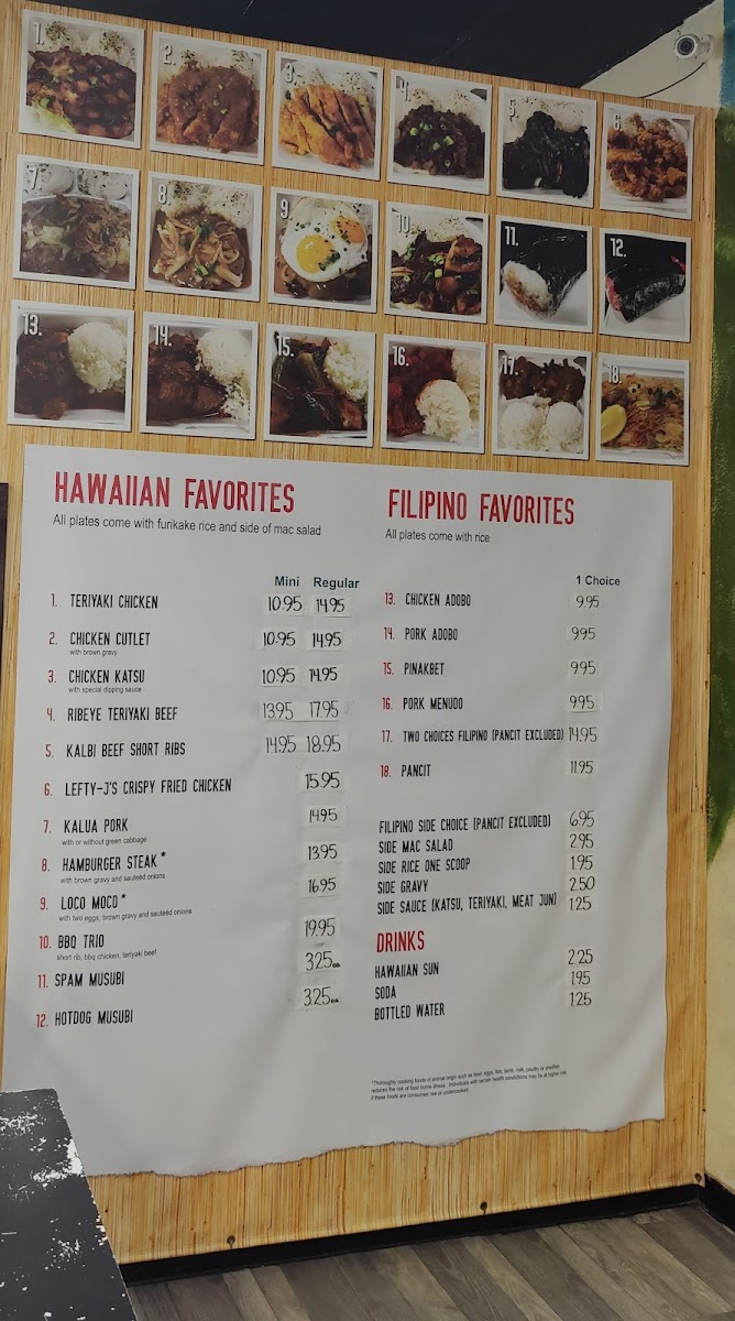 LEFTY-J’S ISLAND FAVORITES Restaurant #2 - 7