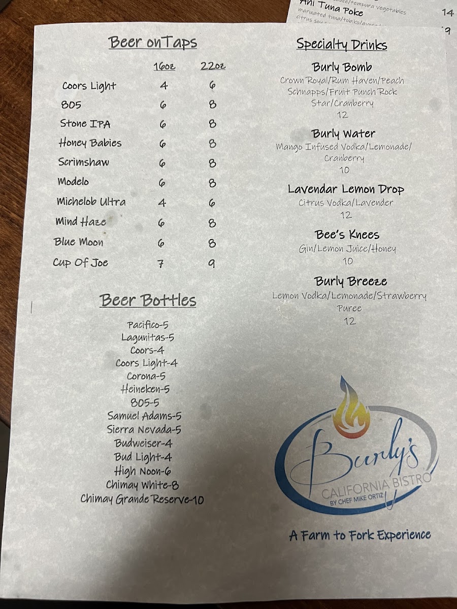 Burly's California Bistro - 3