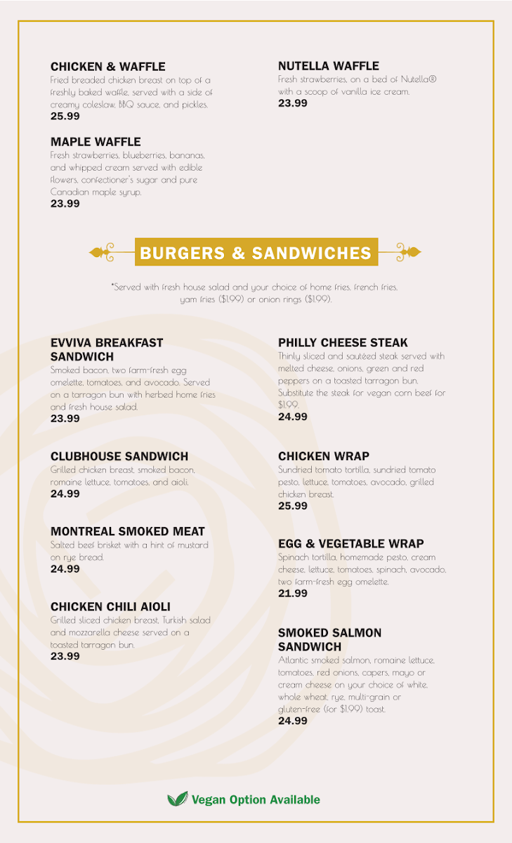 Evviva Breakfast and Lunch - 8