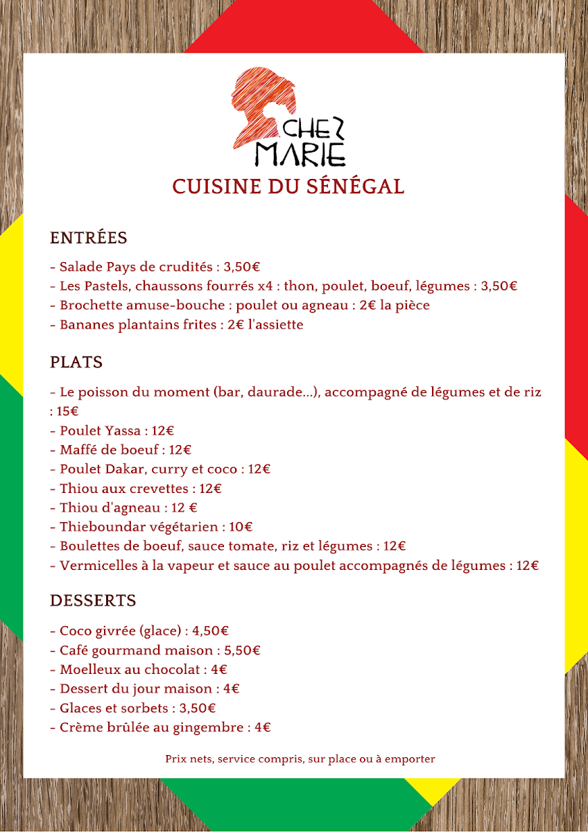 Chez Marie - Restaurant Africain - 2