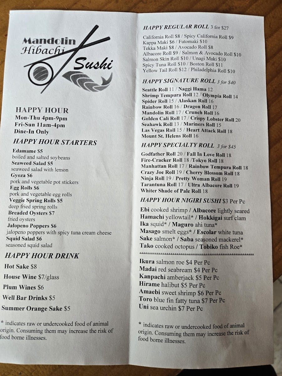 Mandolin Sushi & Japanese steak house - 10