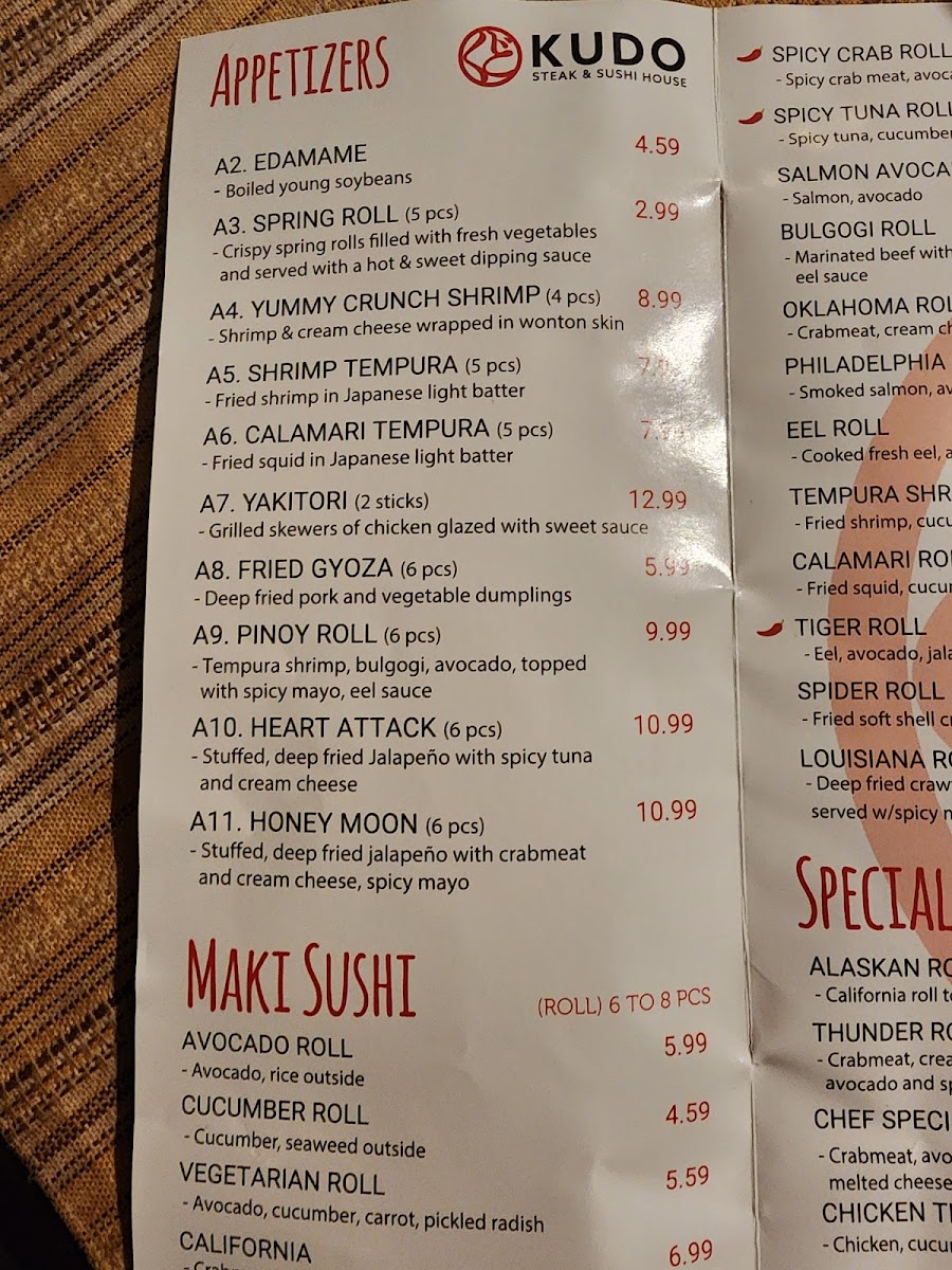 Kudo Steakhouse & Sushi - 1