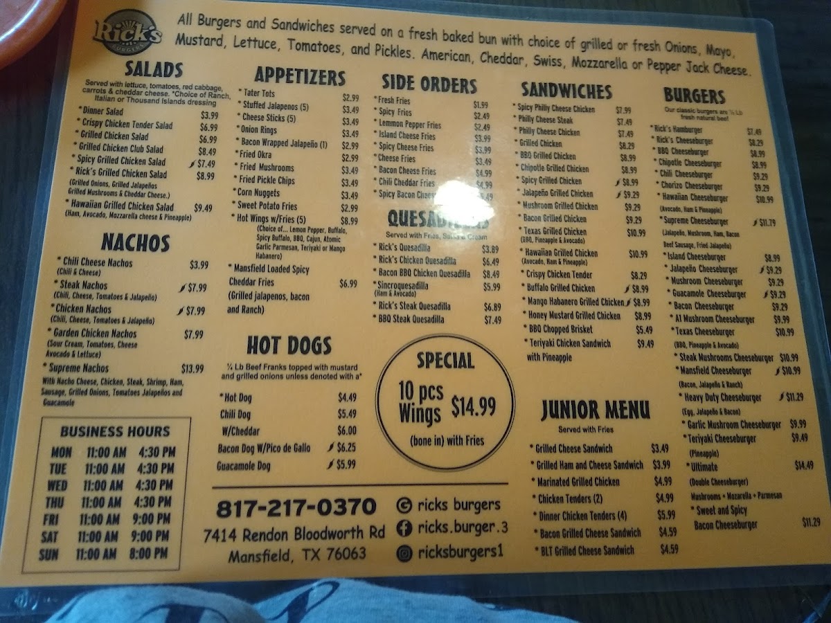 Rick's Burgers - 8