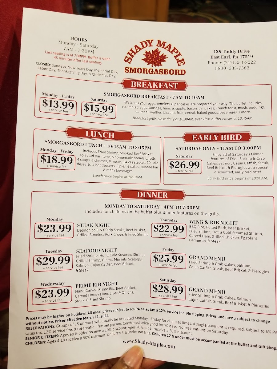 Shady Maple Smorgasbord - 7