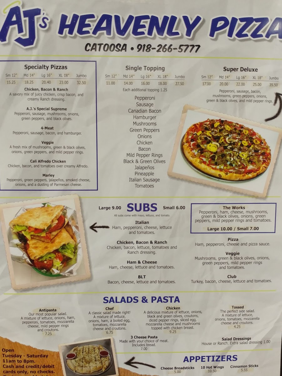 A J's Heavenly Pizza - 2