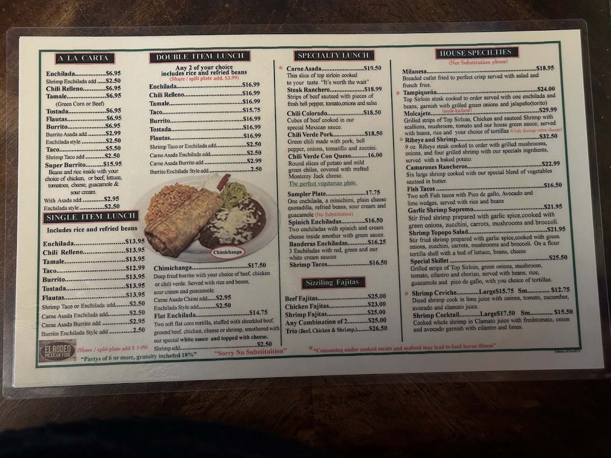 El Rodeo Mexican Food - 8