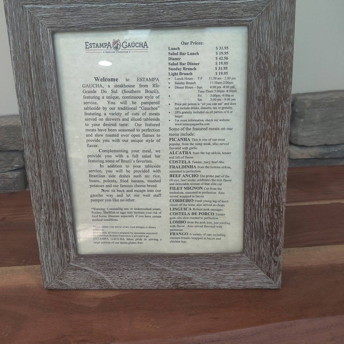 Estampa Gaucha Brazilian Steakhouse - 4