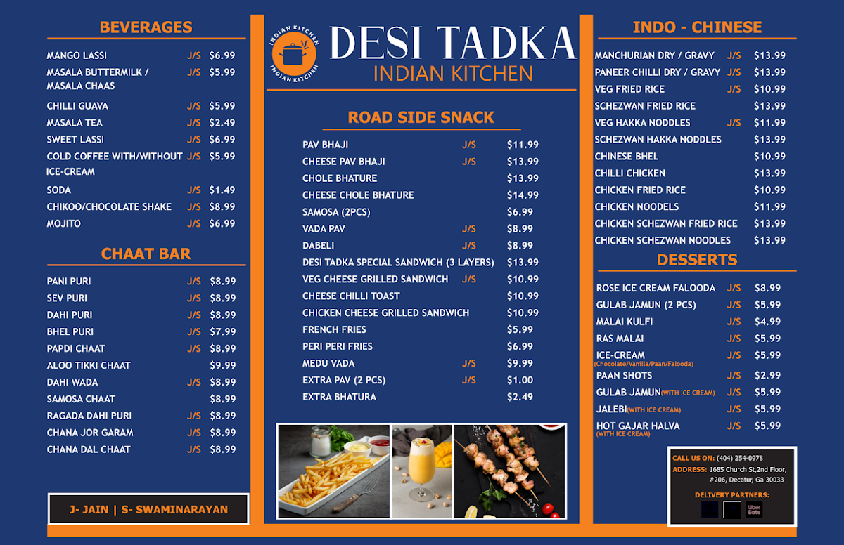 DESI TADKA INDIAN RESTAURANT - DECATUR - 1