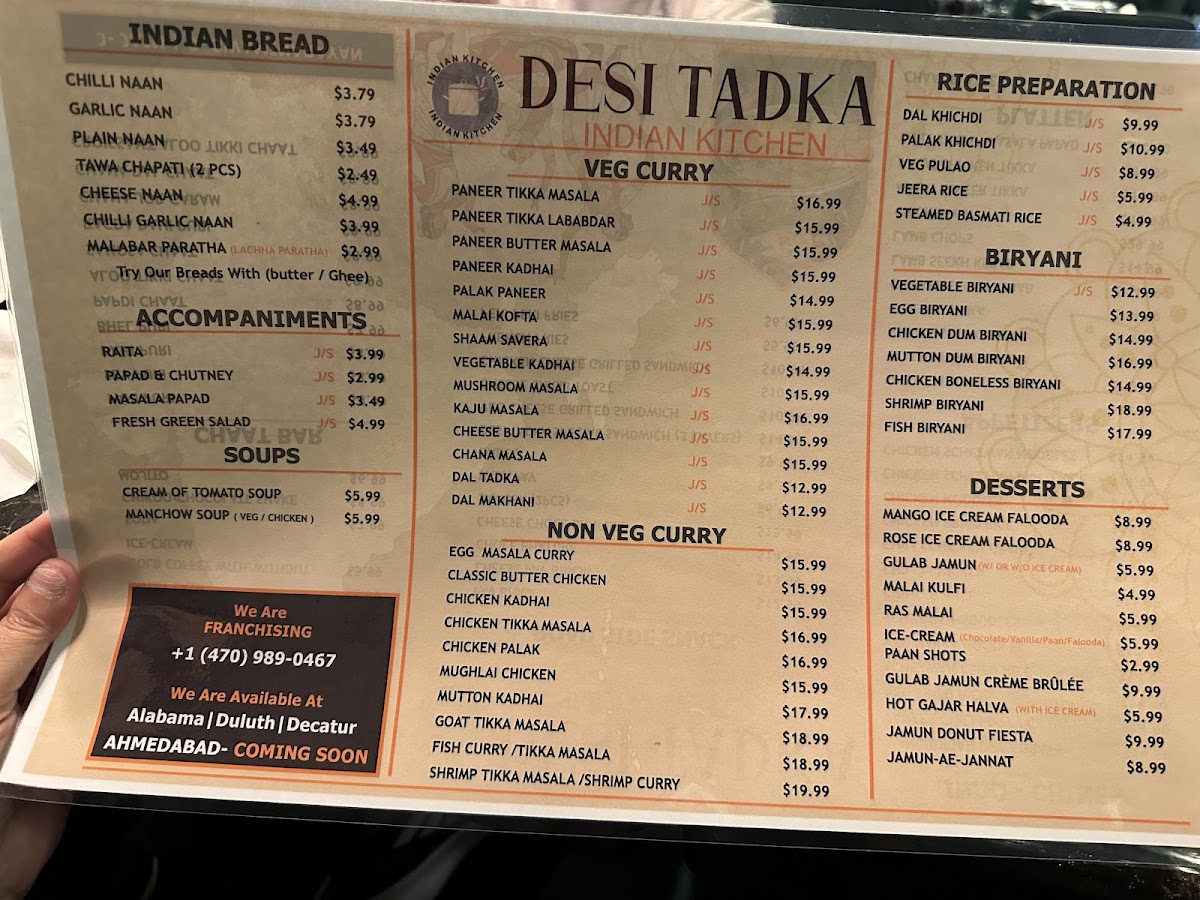 DESI TADKA INDIAN RESTAURANT - DECATUR - 4