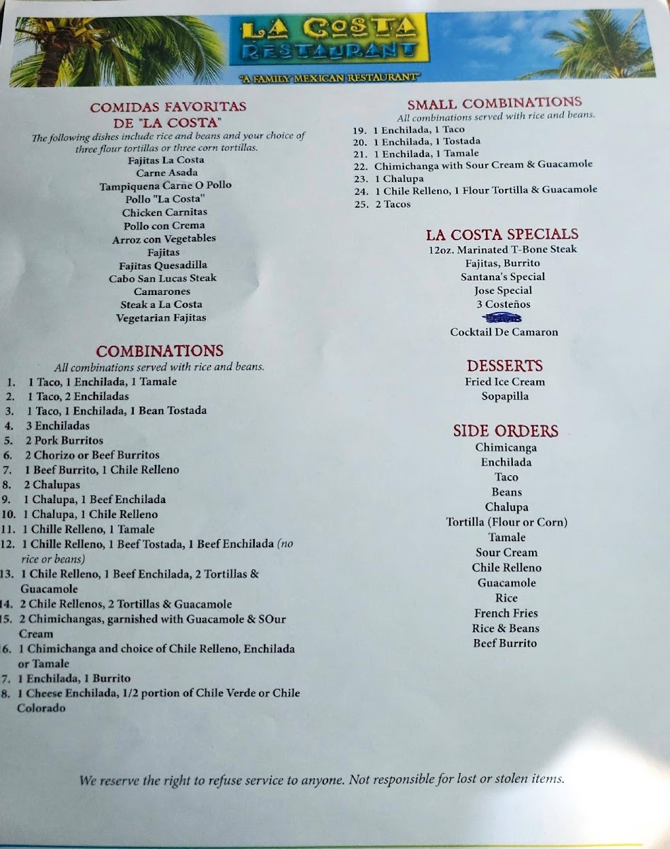 La Costa Mexican Restaurant - 7