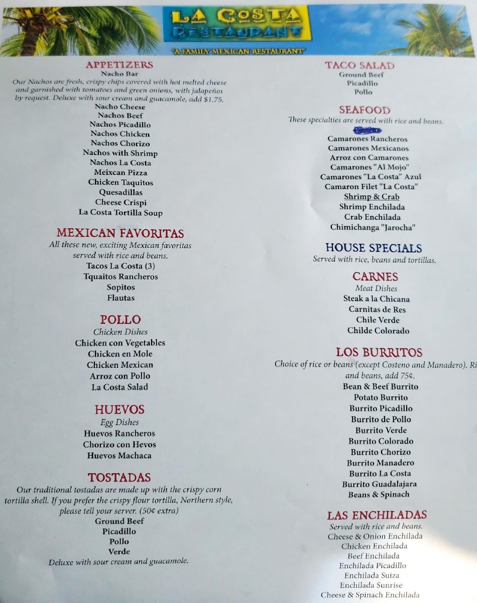 La Costa Mexican Restaurant - 8