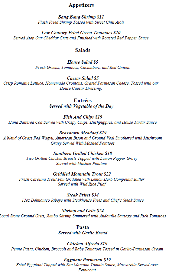 Brasstown Valley Resort Dining - 4