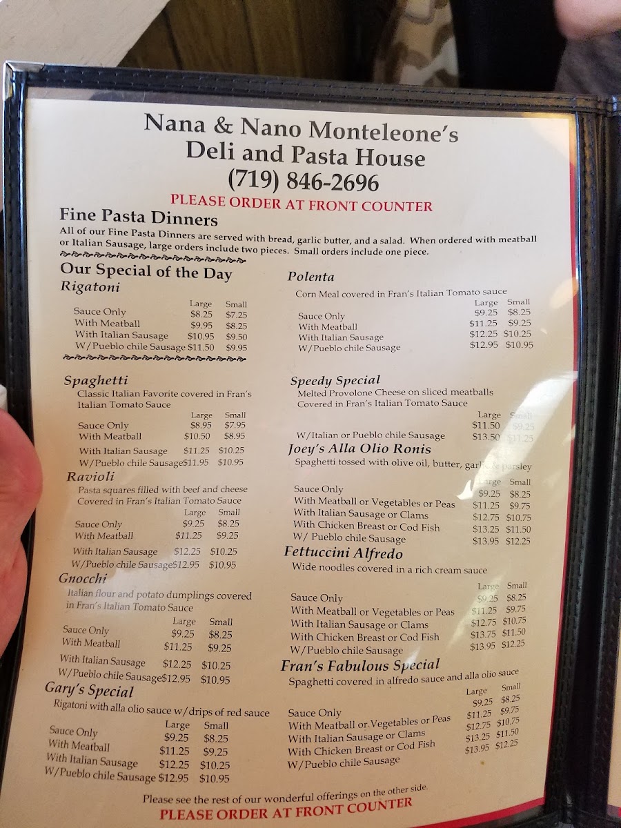 Nana and Nano Monteleone's Deli and Pasta House - 6