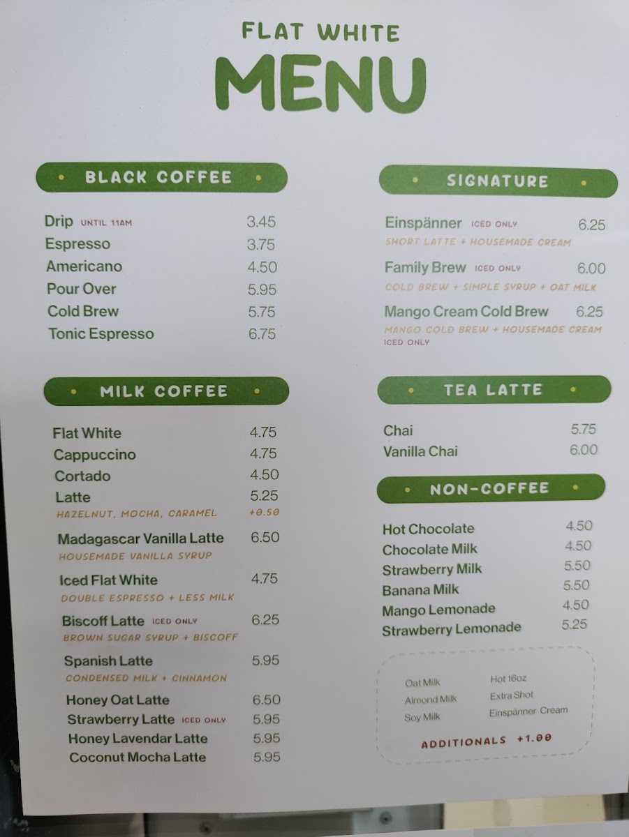 Flat White Coffee, Cypress - 2