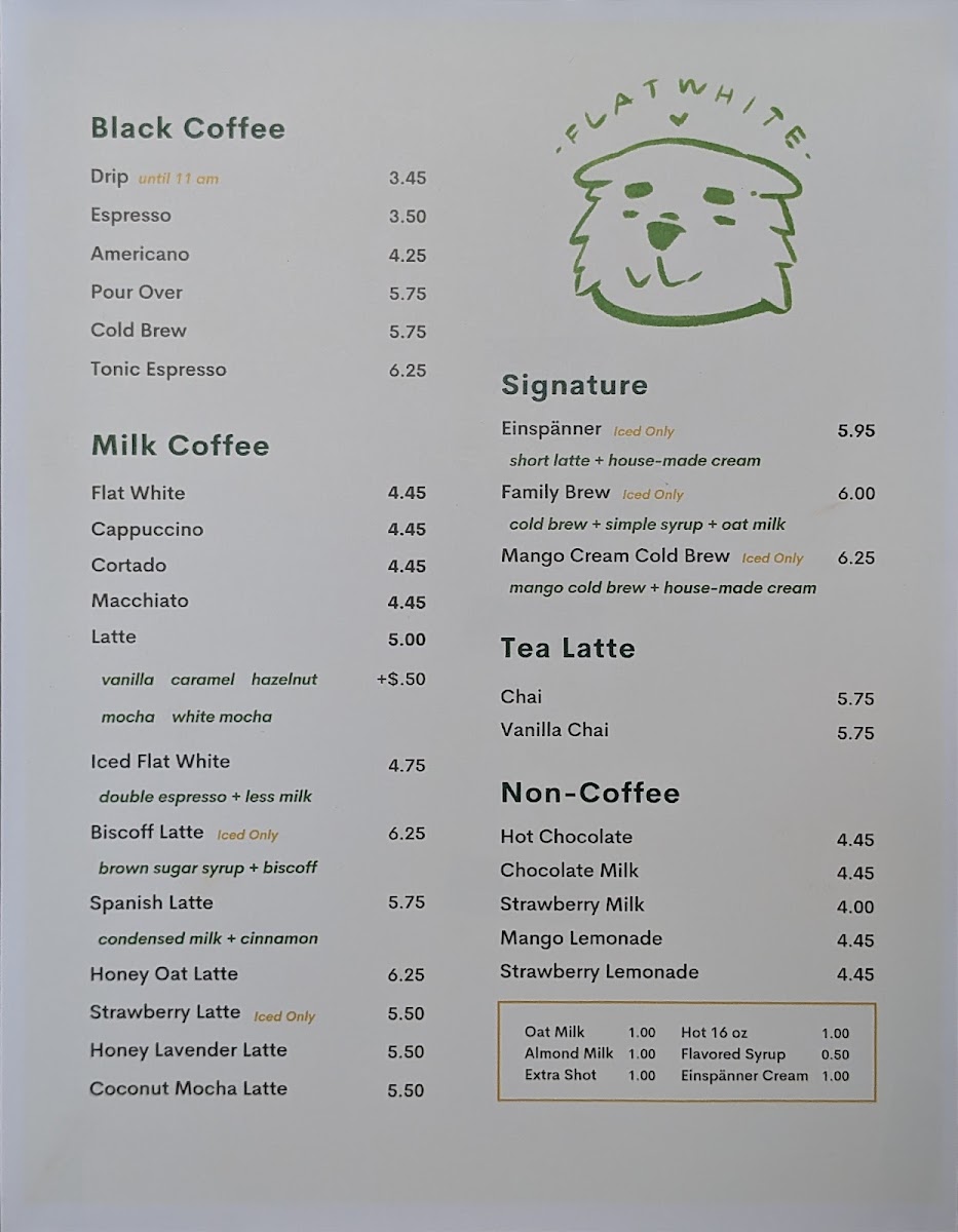 Flat White Coffee, Cypress - 5