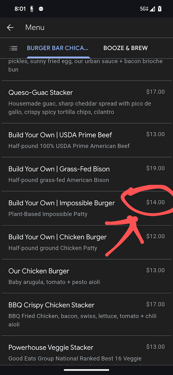 Burger Bar Chicago South Loop - 8