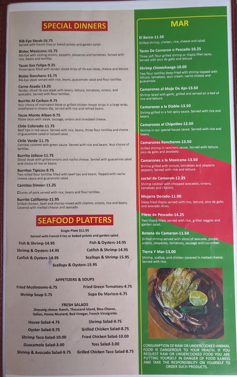 Monte Alban Mexican Grill & Seafood - 10