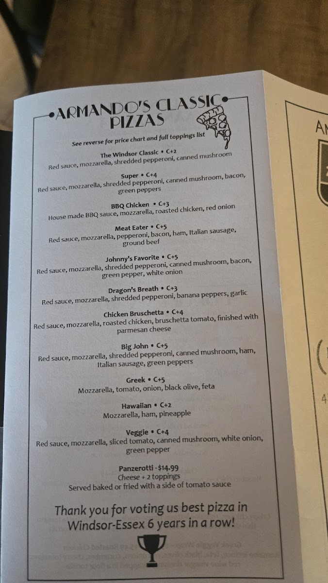 Armando's Pizza Amherstburg - Dine In & Delivery - 3