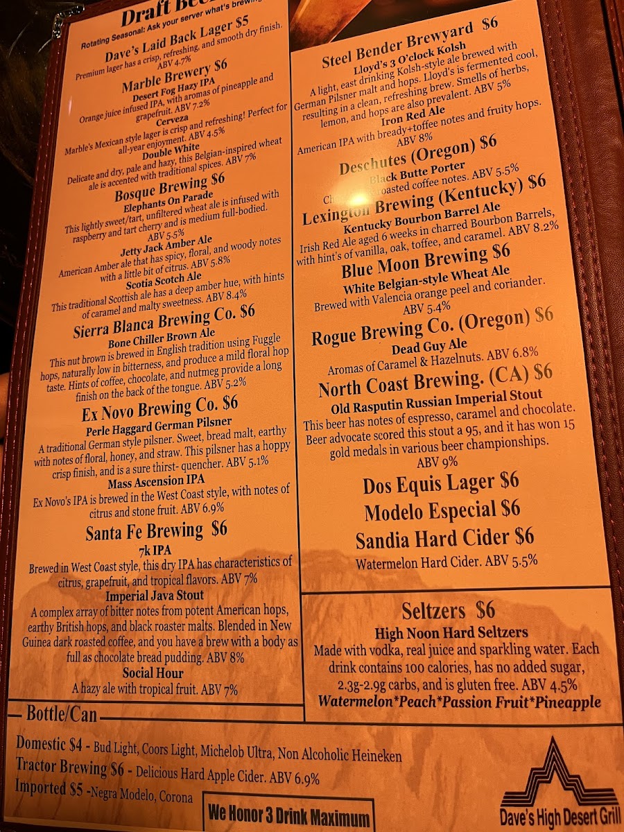 Dave's High Desert Grill - 8