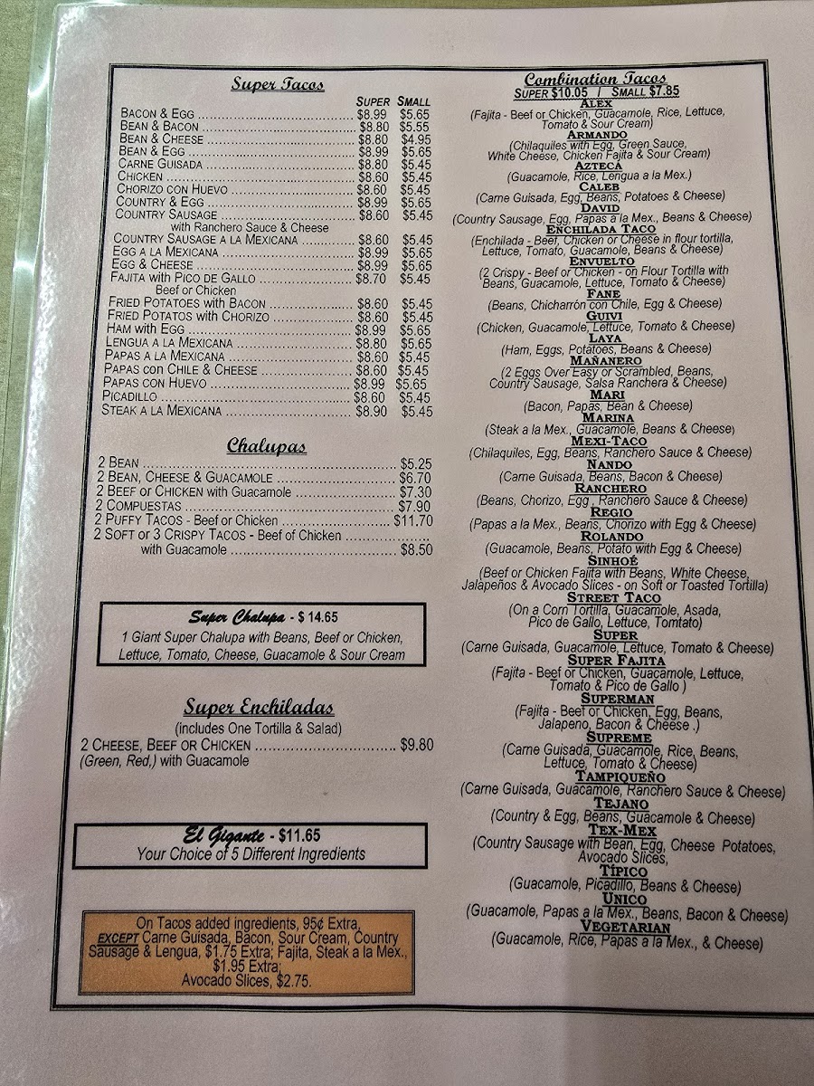 Rolando's Super Tacos # 1 - 3