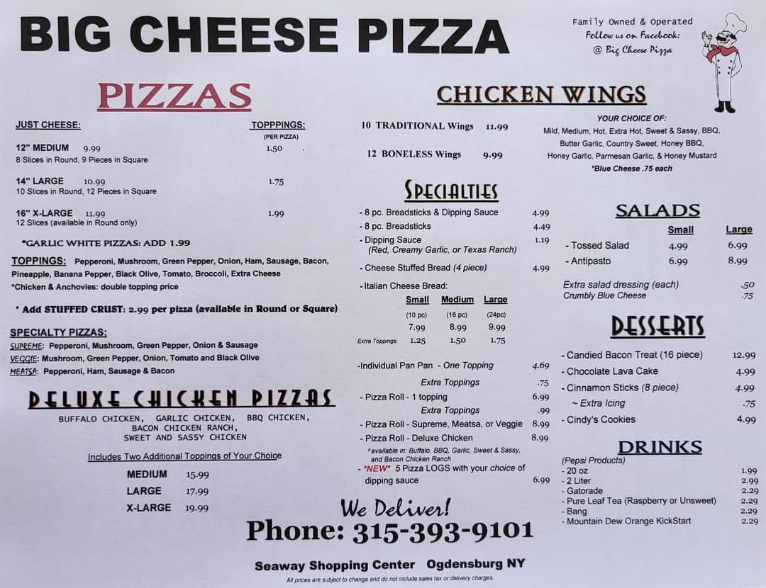 Big Cheese Pizza - 1