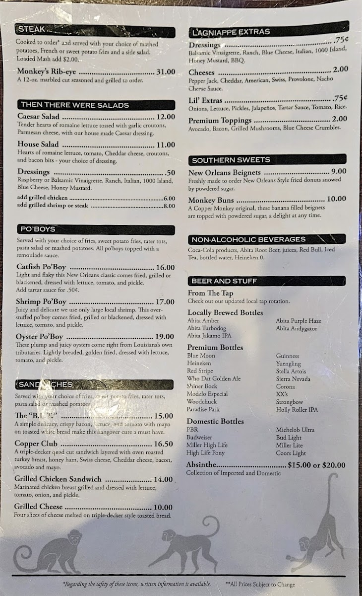 Copper Monkey Bar & Grill - 10