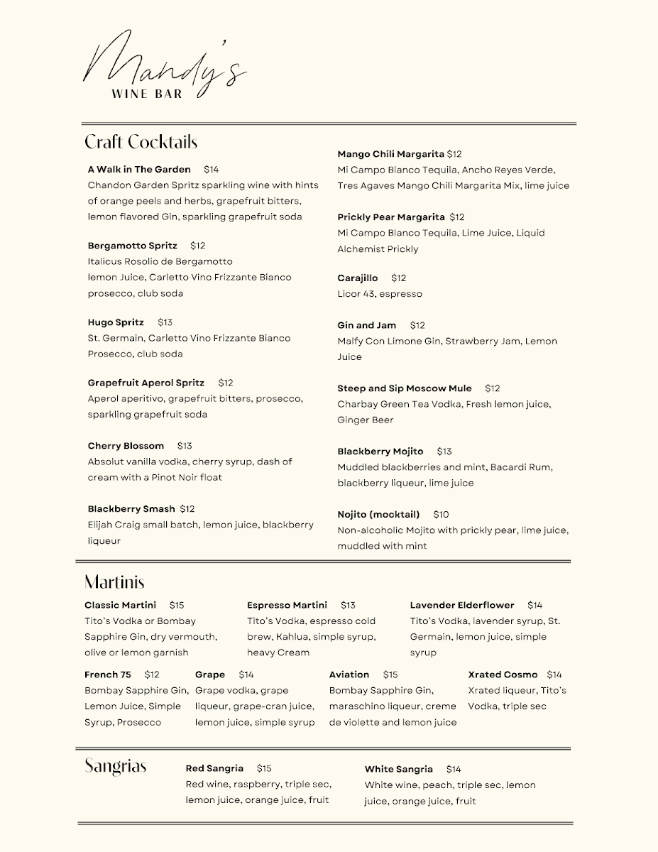 Mandy's Wine Bar - 7